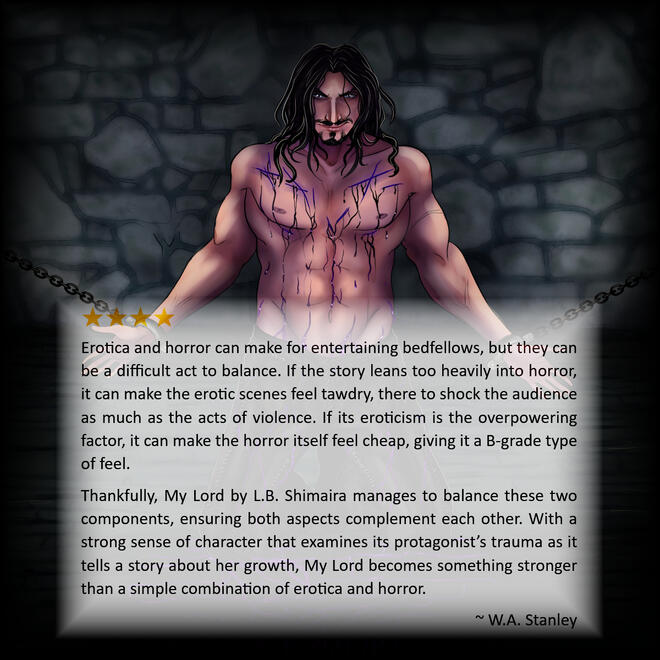 Stanley 4 star review reading: Erotica and horror can make for entertaining bedfellows, but they can be a difficult act to balance. If the story leans too heavily into horror, it can make the erotic scenes feel tawdry, there to shock the audience as much as the ac